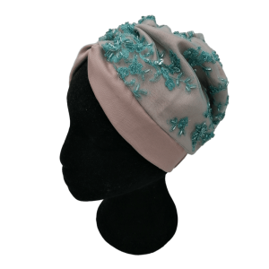 Aquamarine Beaded Turban Malta Gabe