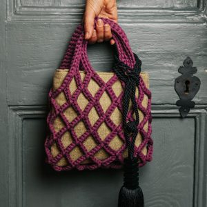 Merkaba Shopper Purple Bag Malta Gabe